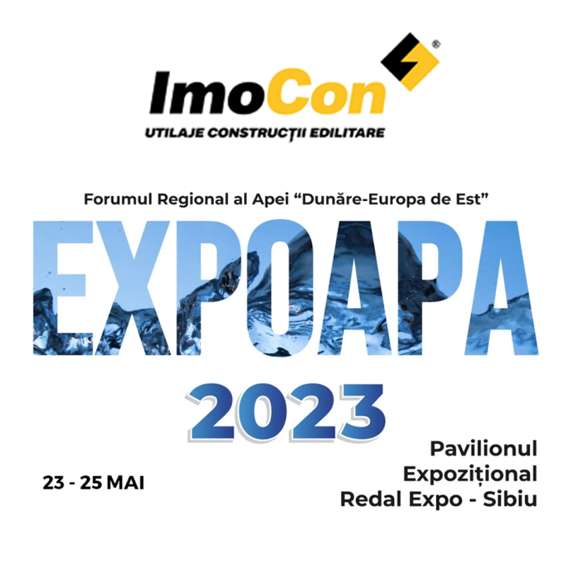 ImoCon vă invită la ExpoApa® 2023 - Sibiu, 23 - 25 mai