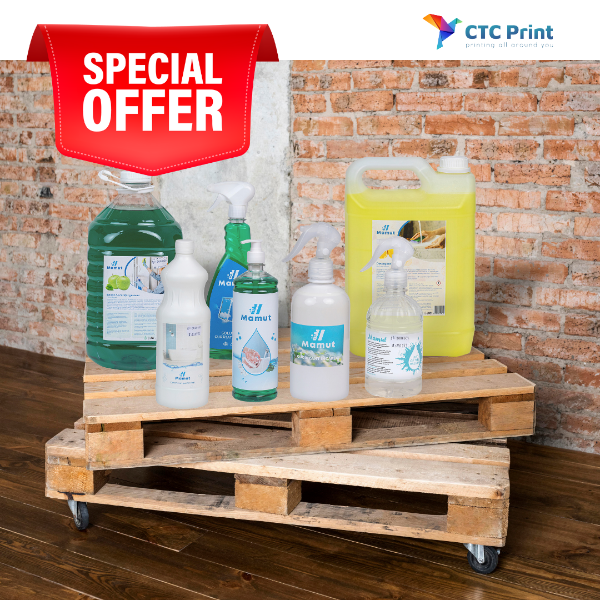 MAMUT, ofertă produse curățenie și igienă, fabricate de noi
