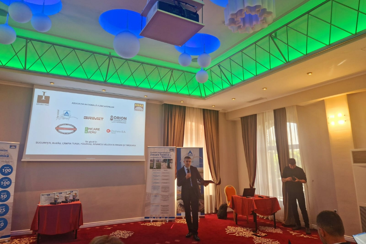 Seminar ANAZ 23 mai 2025 București : Zincarea Termică – de la predictibilitate și sustenabilitate la economie circulară