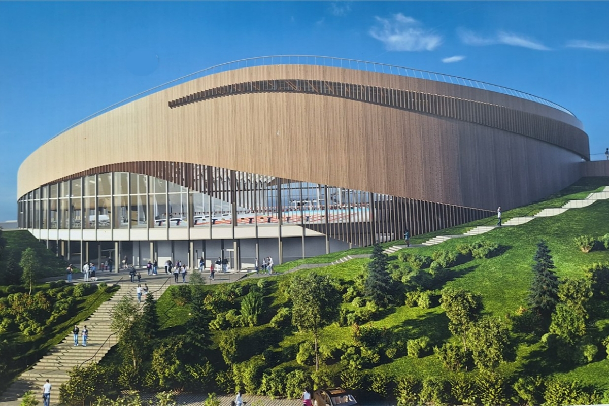 Zinc, Oțel, Beton, Lemn și Apă. O nouă investiție pentru viitorii campioni ai sporturilor de natație.