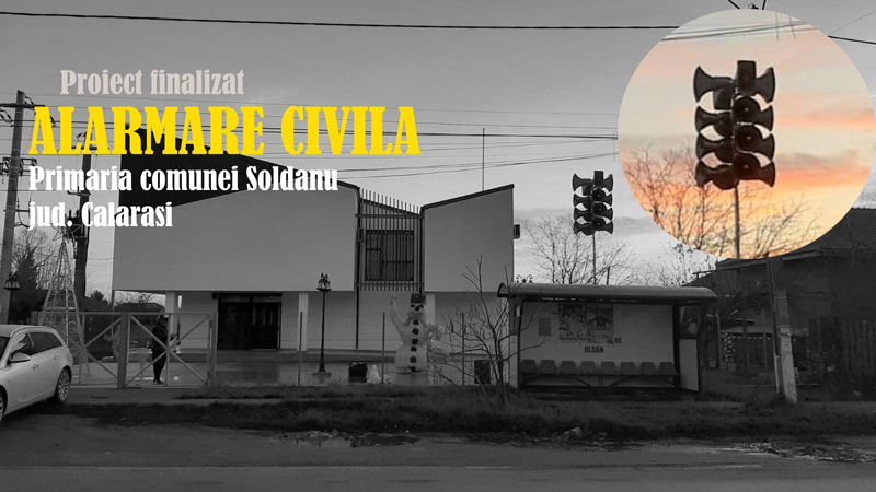 Sistem de alarmare civila conform IGSU pentru Comuna Soldanu