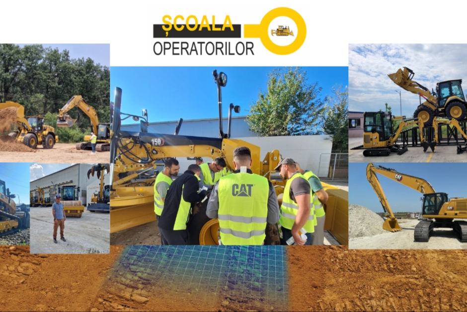 Școala Operatorilor anunță noi sesiuni de curs pentru viitorii maeștri ai utilajelor de construcții
