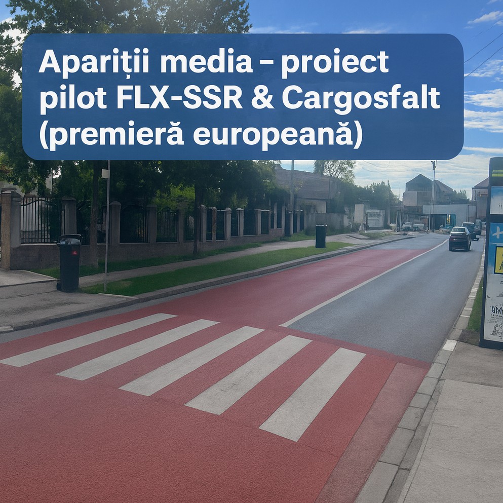 Cargosfalt și FLX Smart Solutions lansează în premieră europeană un proiect pilot integrat pentru creșterea siguranței rutiere în România