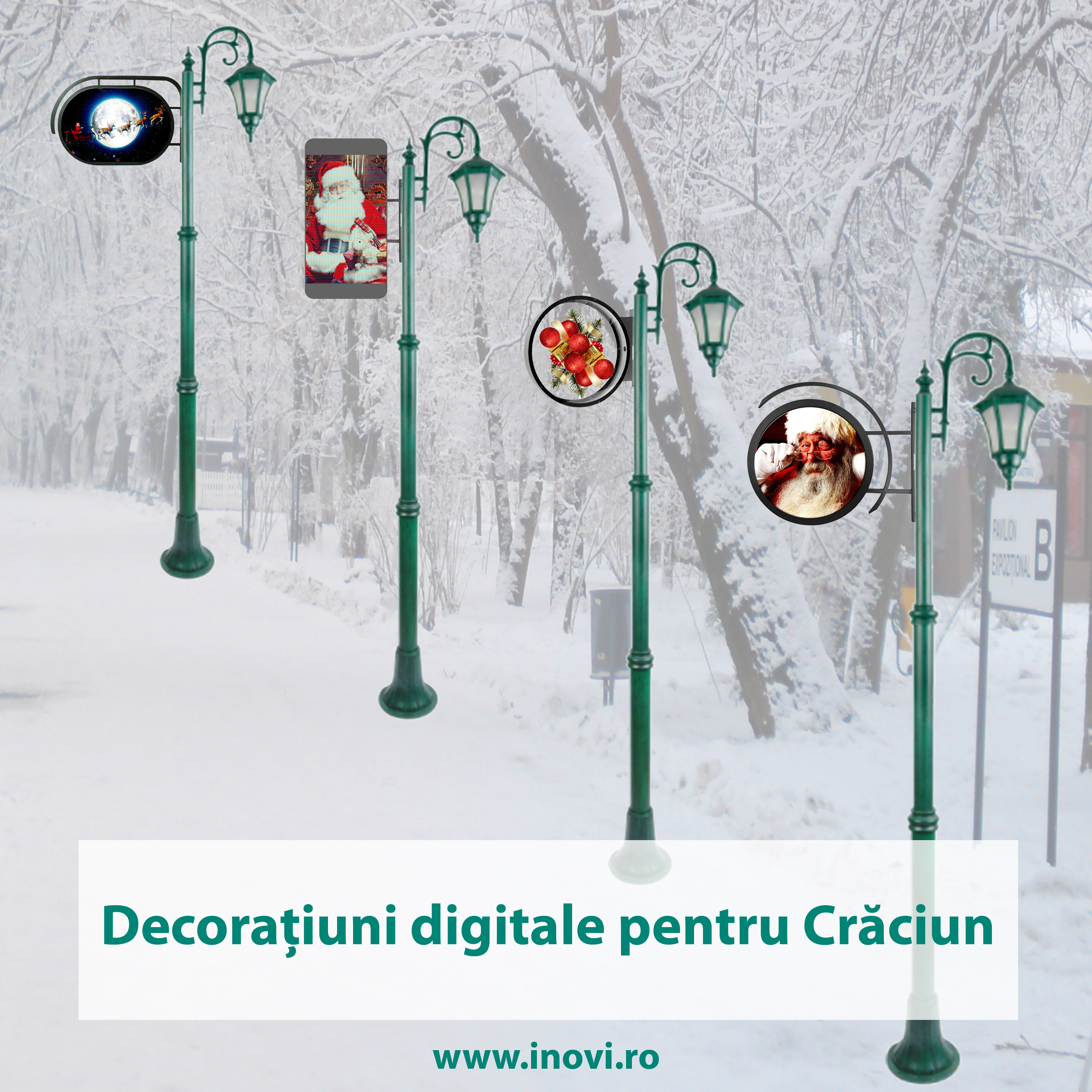 Decoratiuni digitale pentru Craciun