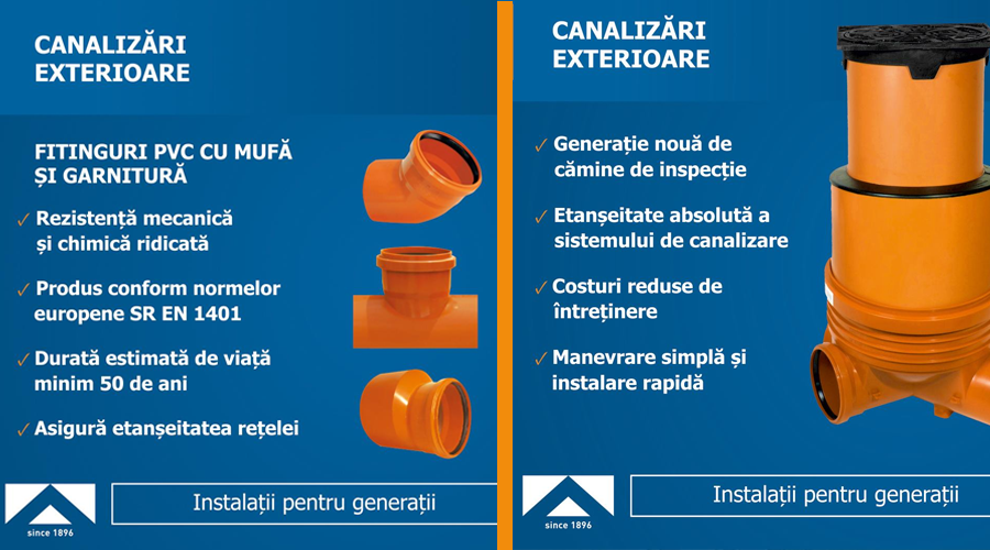 TeraPlast oferă soluții complete, profesionale, pentru rețele de apă, canalizare și gaz