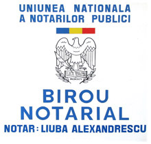 BIROU INDIVIDUAL NOTARIAL ALEXANDRESCU LIUBA LILIANA