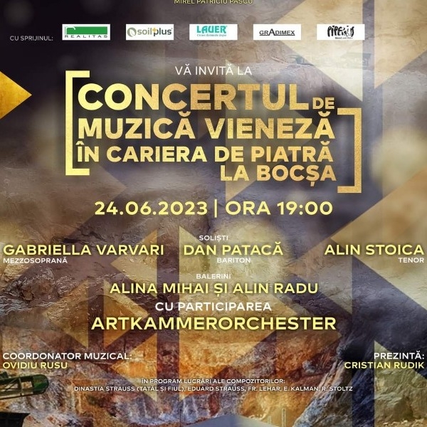 CONCERTUL DE MUZICA VIENEZA IN CARIERA DE PIATRA LA BOCSA