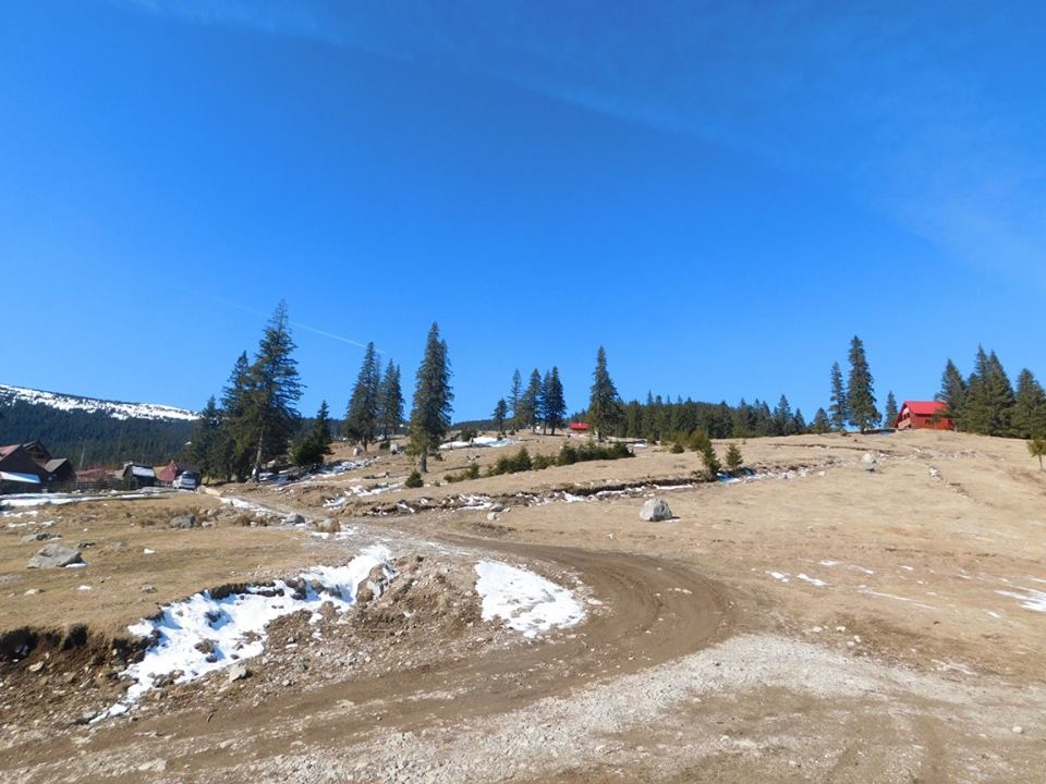 Vedere de pe Vlădeasa cota 1400