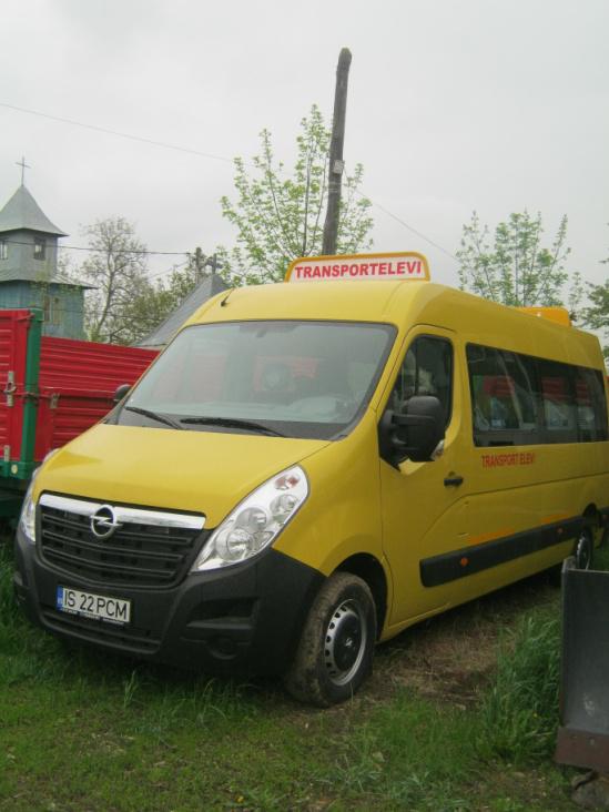 Mijloc de transport elevi "Microbuz marca OPEL MOVANO-CIBRO 16+1"