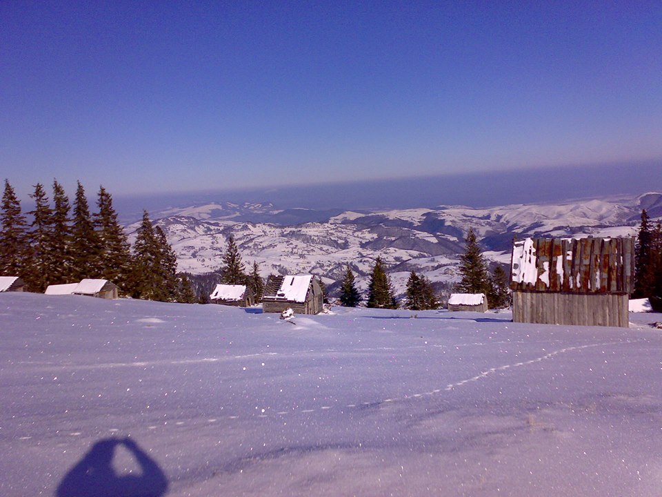 Iarna pe muntele Vlădeasa