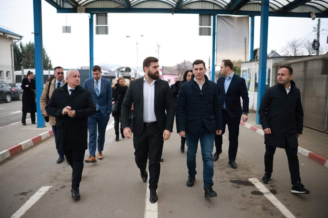 Europarlamentari din Spania, Bulgaria, Germania și România au efectuat o vizită în Maramureș, pe șantierul Podului peste Tisa