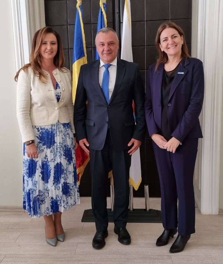 Întâlnire cu Anna Riatti, reprezentant UNICEF în România și Natalia-Elena Intotero, ministrul Familiei, Tineretului și Egalității de Șanse