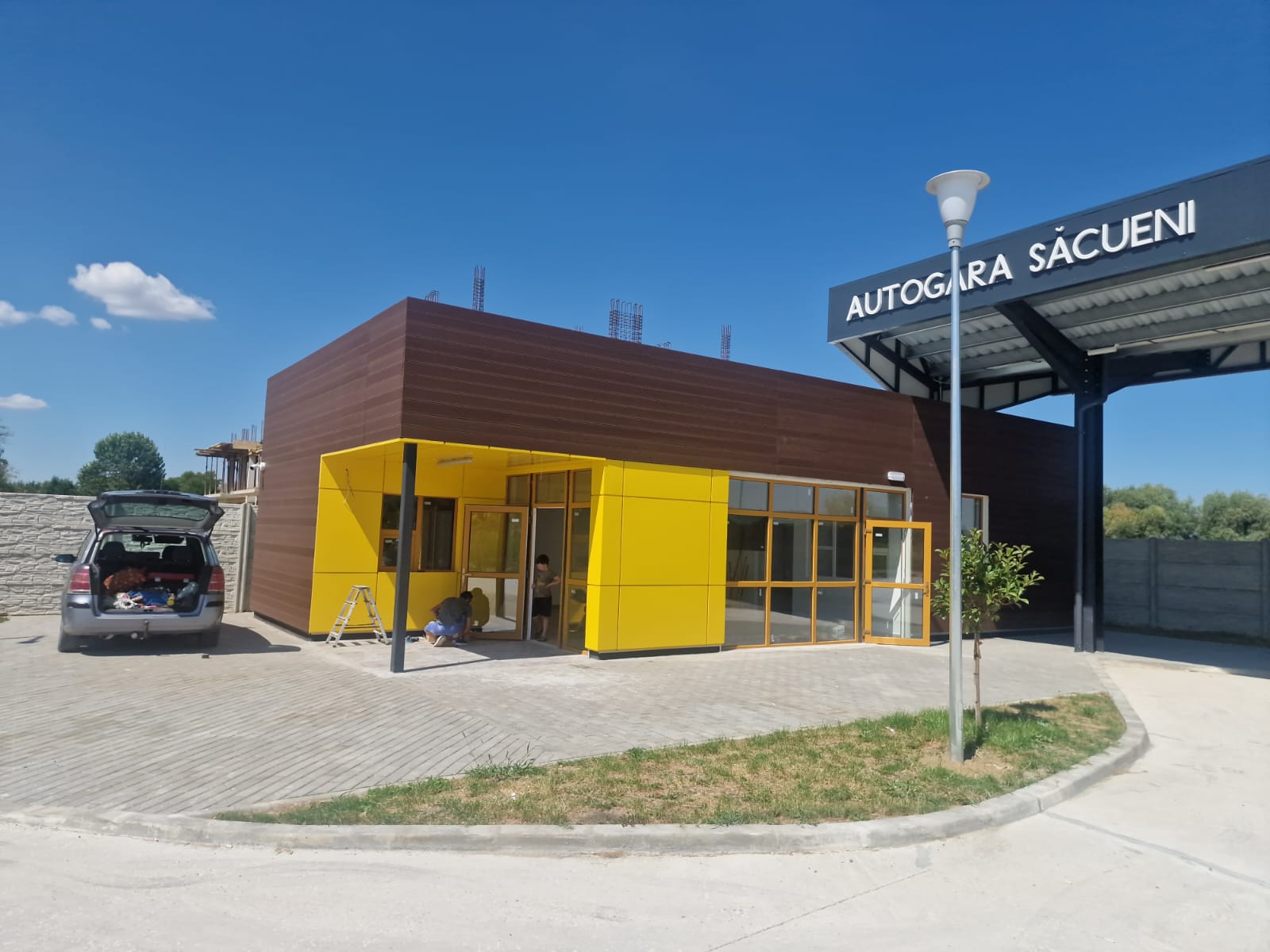 Autogară la Săcueni | Au fost finalizate lucrările