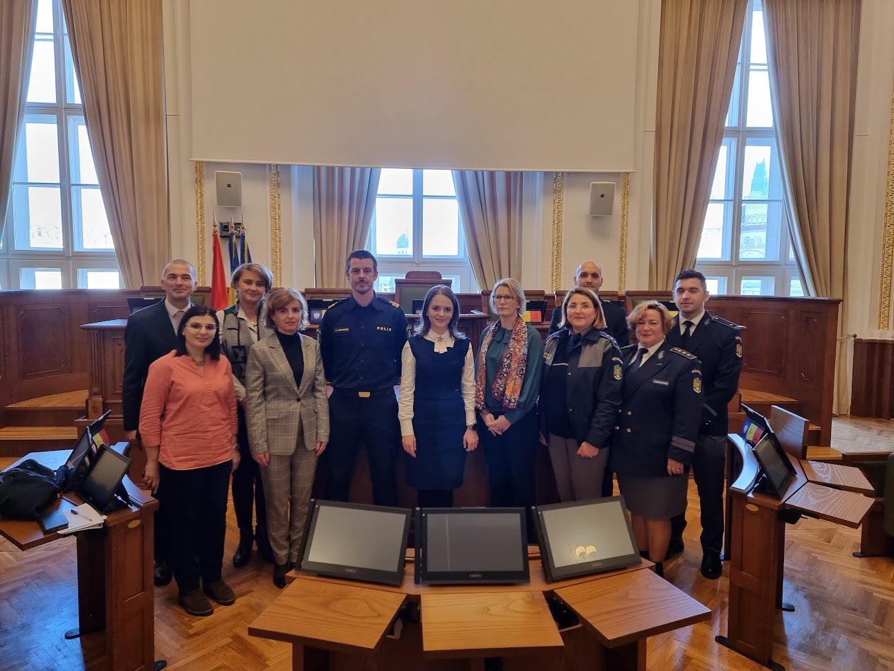 Delegație a Colegiului European de Poliție, în vizită la Primăria  Oradea