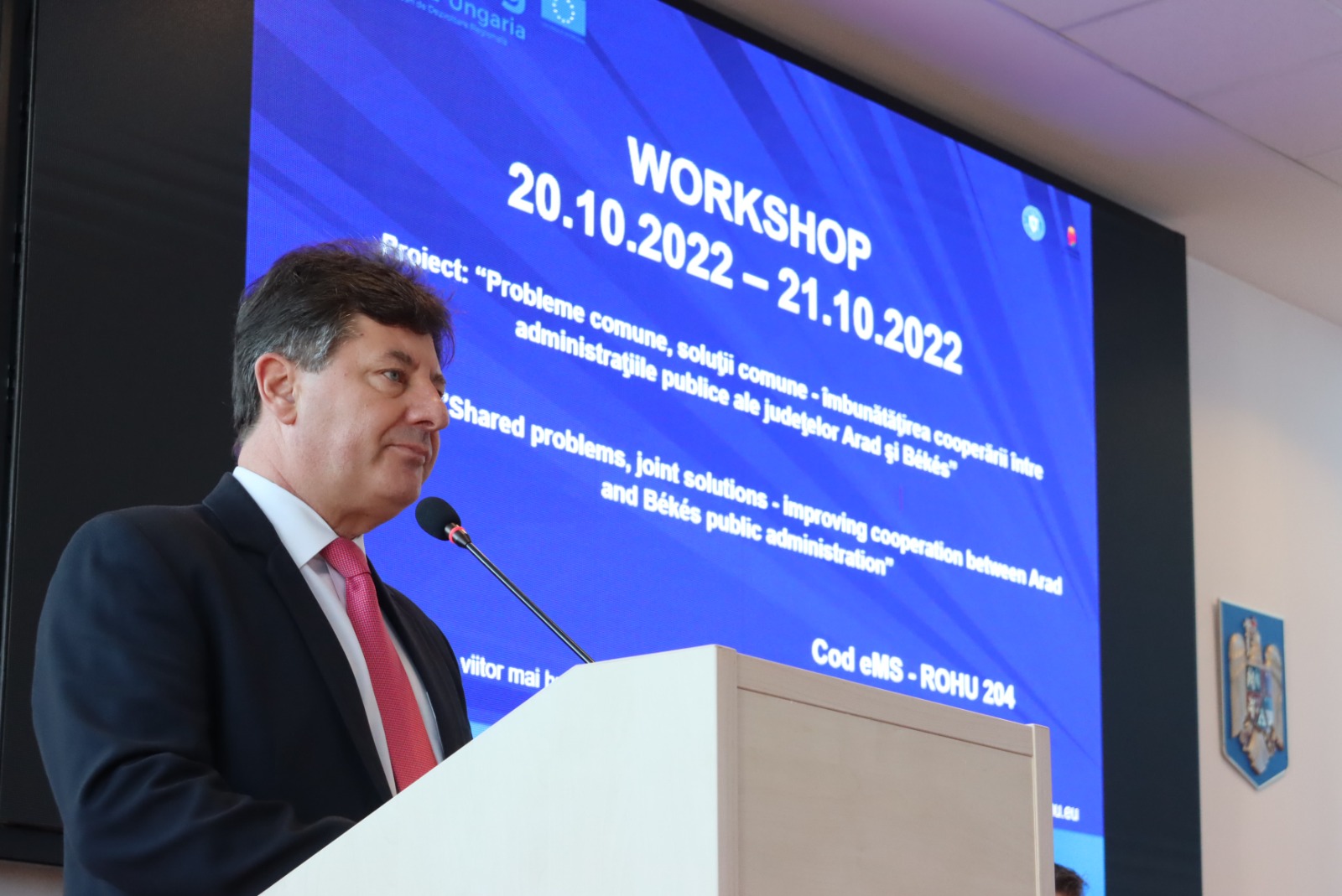 Restaurarea sălii Marii Uniri, un proiect de succes, rod al colaborării Arad-Békés