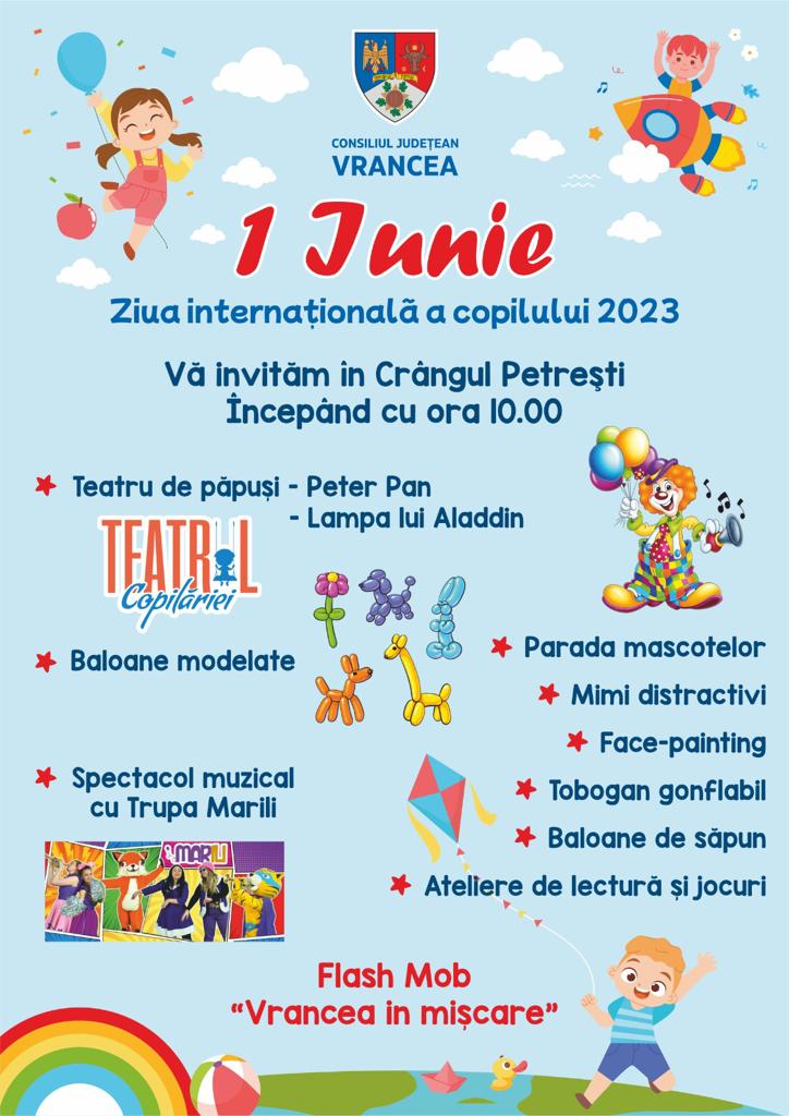 1 iunie 2023 - Ziua Internațională a Copilului, în Crângul Petrești