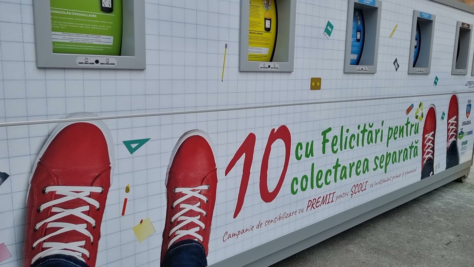 Colectarea separată a deșeurilor în școli, o nouă inițiativă a  Primăriei Oradea, lansată cu succes