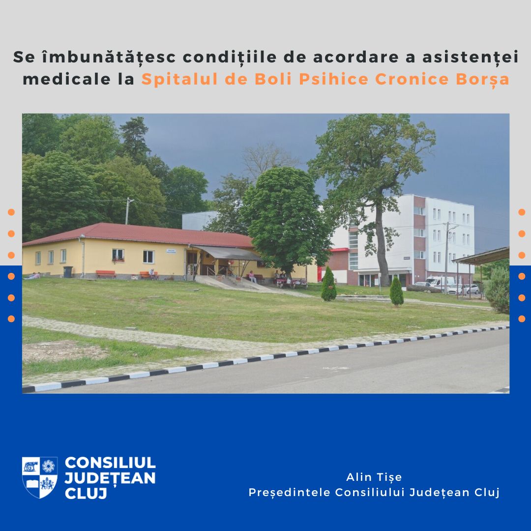 Se îmbunătățesc condițiile de acordare a asistenței medicale la Spitalul de Boli Psihice Cronice Borșa