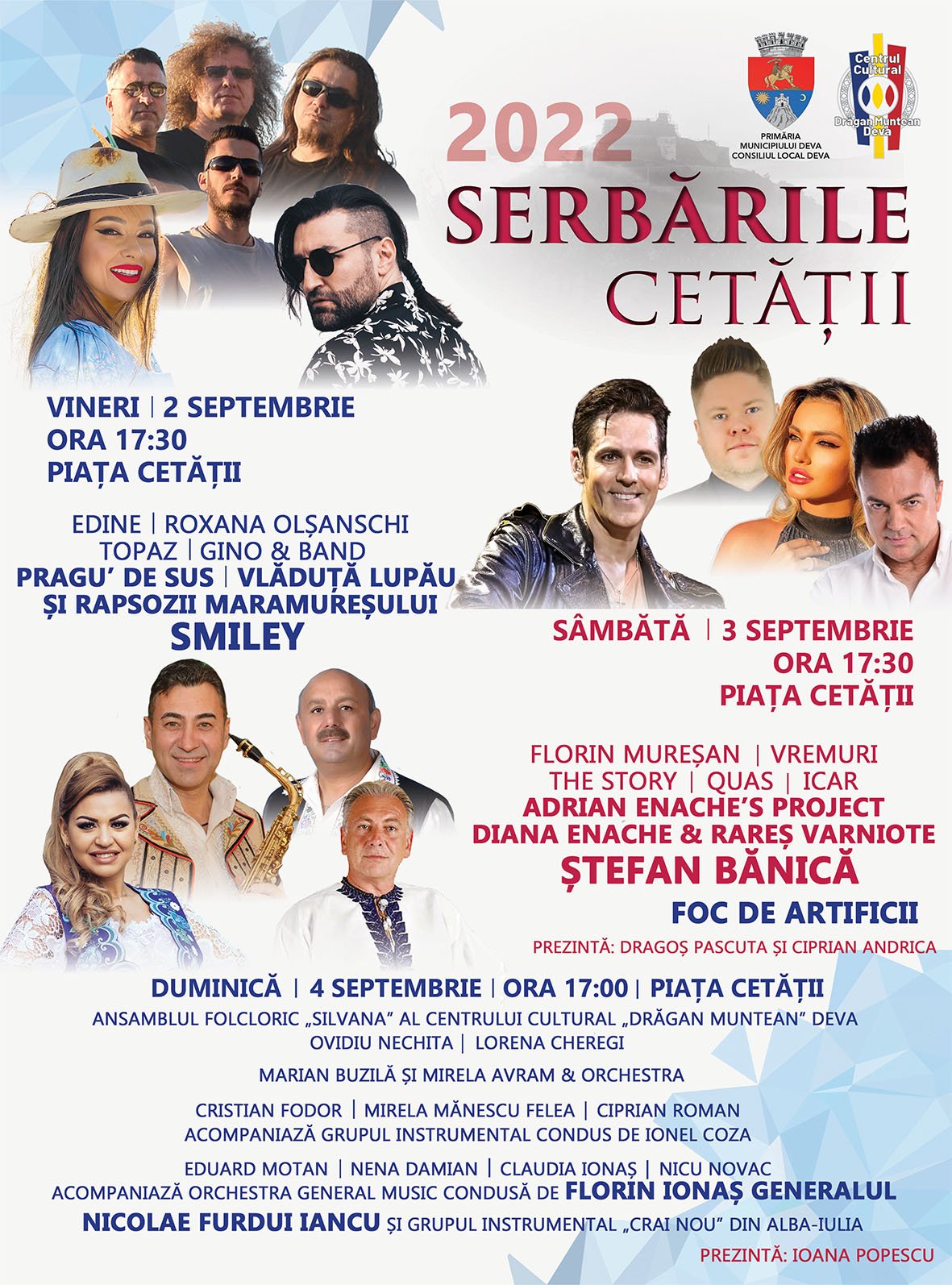 ,,Serbările Cetății 2022” – Restricţii de circulaţie în municipiul Deva