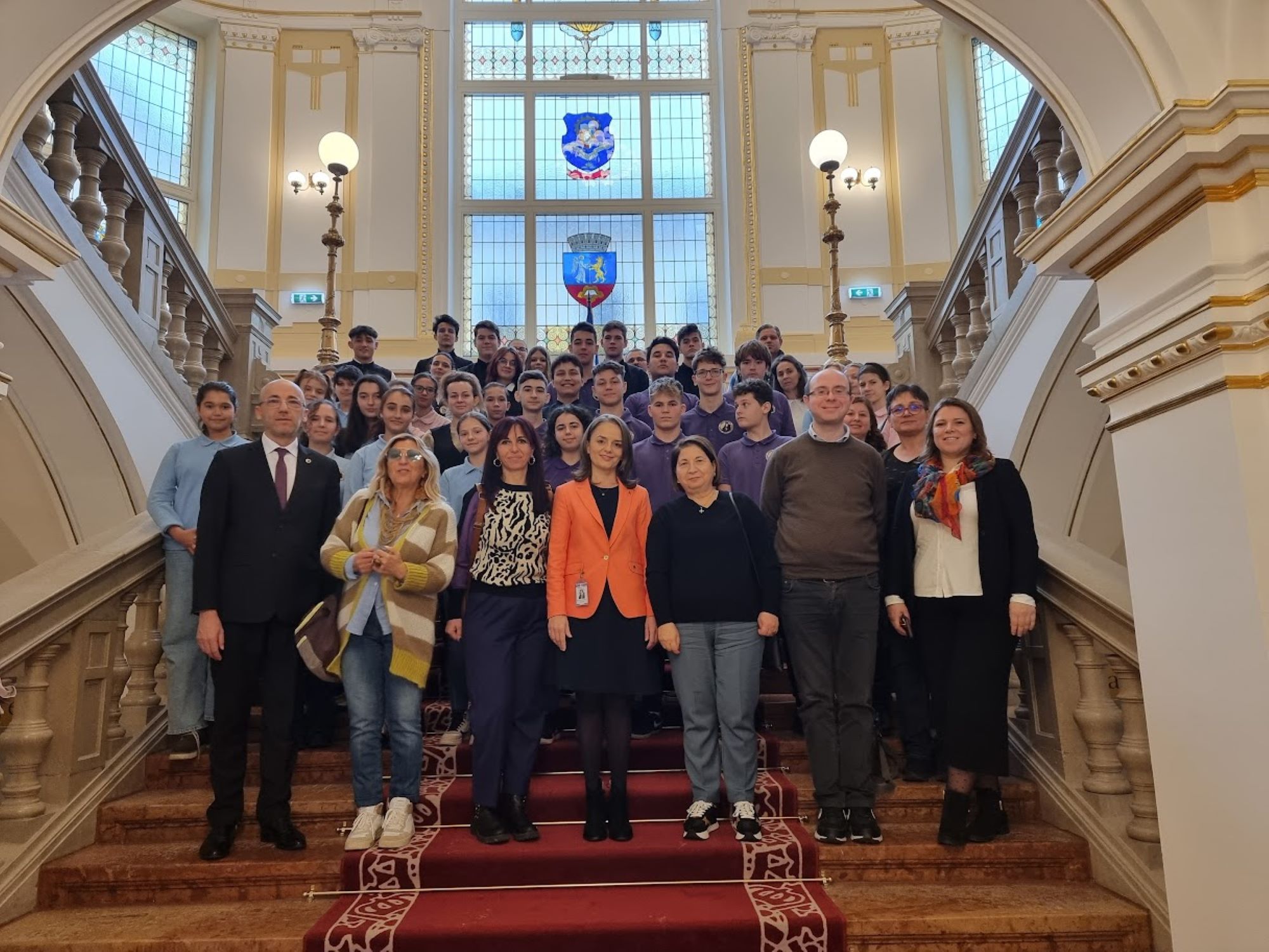 Viceprimarul Antonia Nica a primit vizita unei delegații de profesori din  Italia