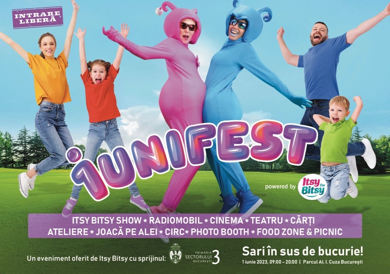 1uniFEST, în Sectorul 3. Cea mai mare sărbătoare a copiilor din România se întâmplă în parcul Alexandru Ioan Cuza