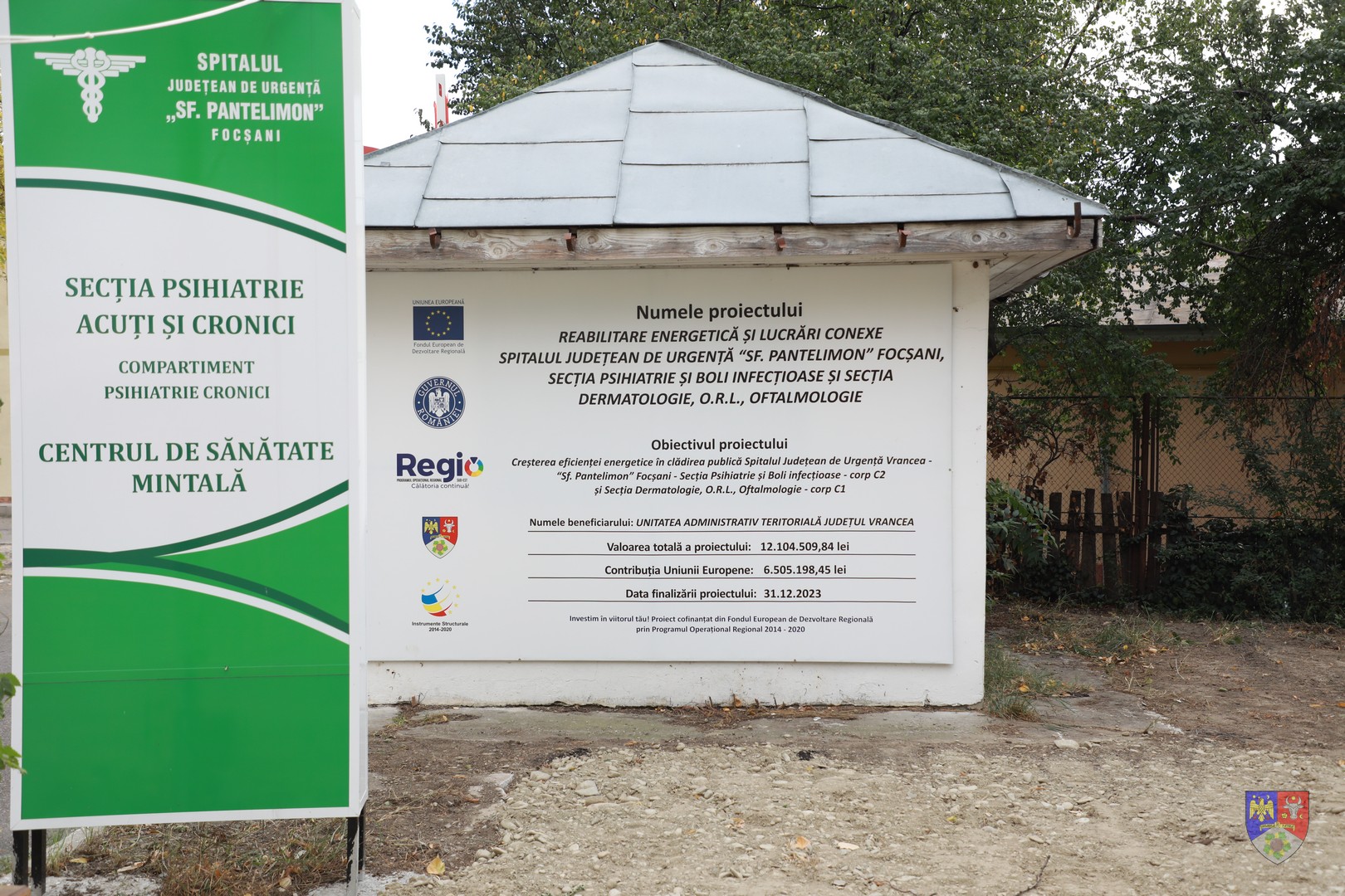 Încep lucrările de reabilitare la Secţia de Psihiatrie a Spitalului Județean din Focșani