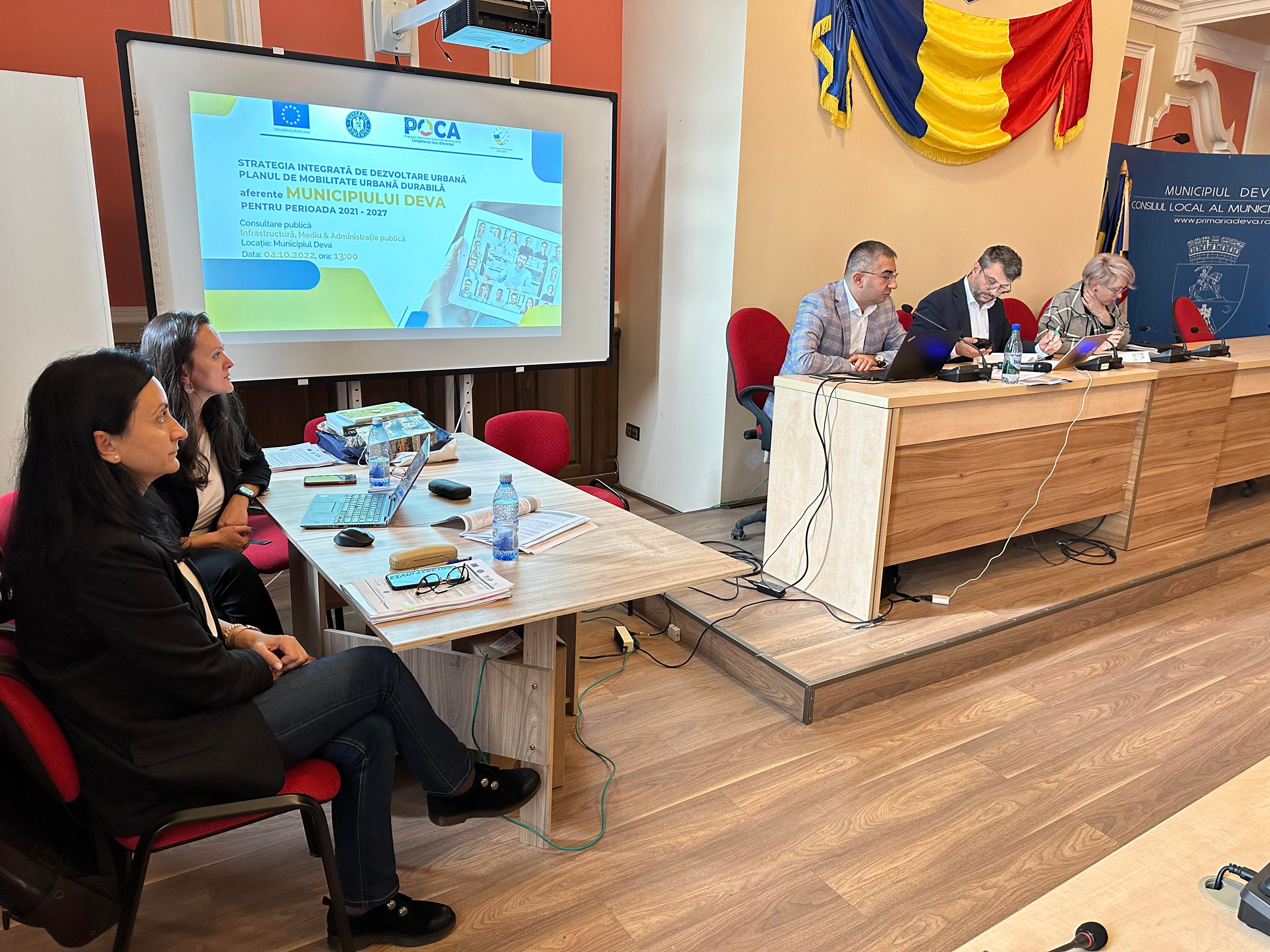 Primăria Municipiului Deva a demarat procedura de elaborare a Strategiei Integrate de Dezvoltare Urbană și a Planului de Mobilitate Urbană Durabilă