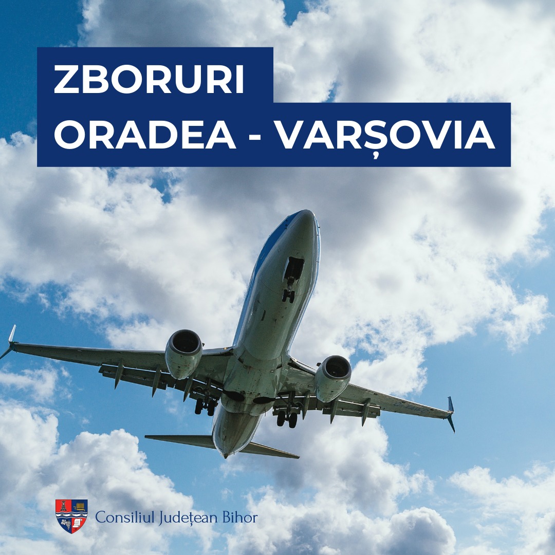 Zboruri Oradea – Varșovia, cel mai mare hub aerian din Europa central-estică