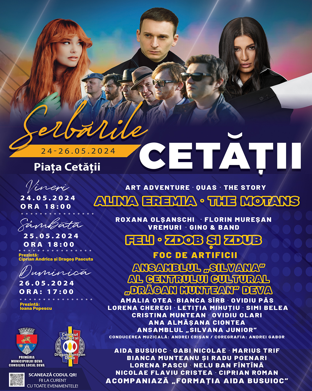 „Serbările Cetății” – trei zile de sărbătoare pentru deveni!