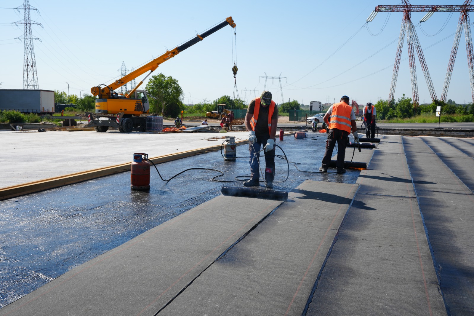 Se montează hidroizolația la noul pod peste râul Dâmbovița  Deblocarea Capitalei începe din Sectorul 3!