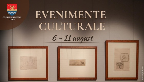 Oferta culturală a Consiliului Județean pentru perioada 6-11 august