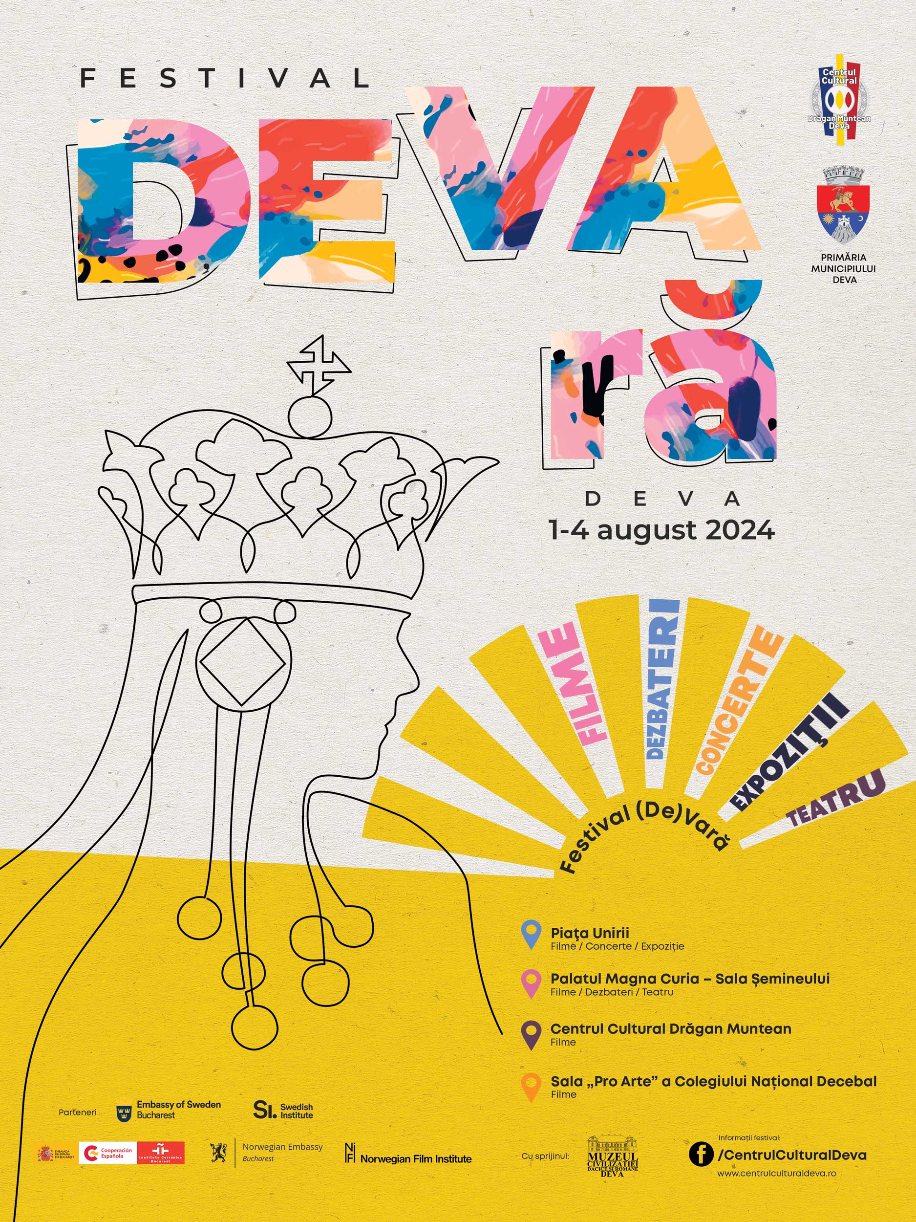 Festivalul „DEVAră” – filme, concerte, prelegeri și expoziții în perioada 1-4 august 2024 la Deva