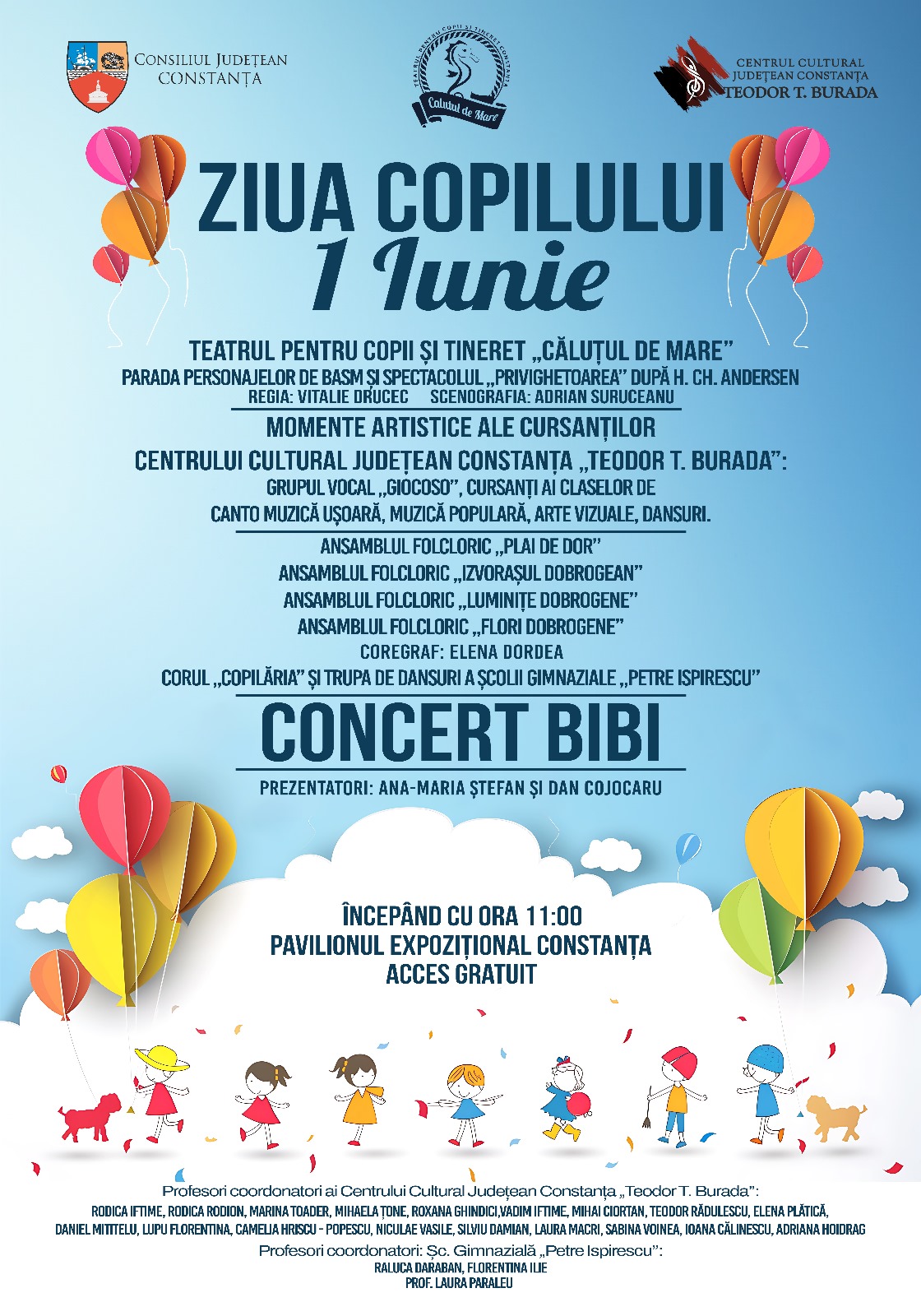 Ziua Copilului, sărbătorită de Centrul Cultural Județean Constanța  ,,Teodor T. Burada”