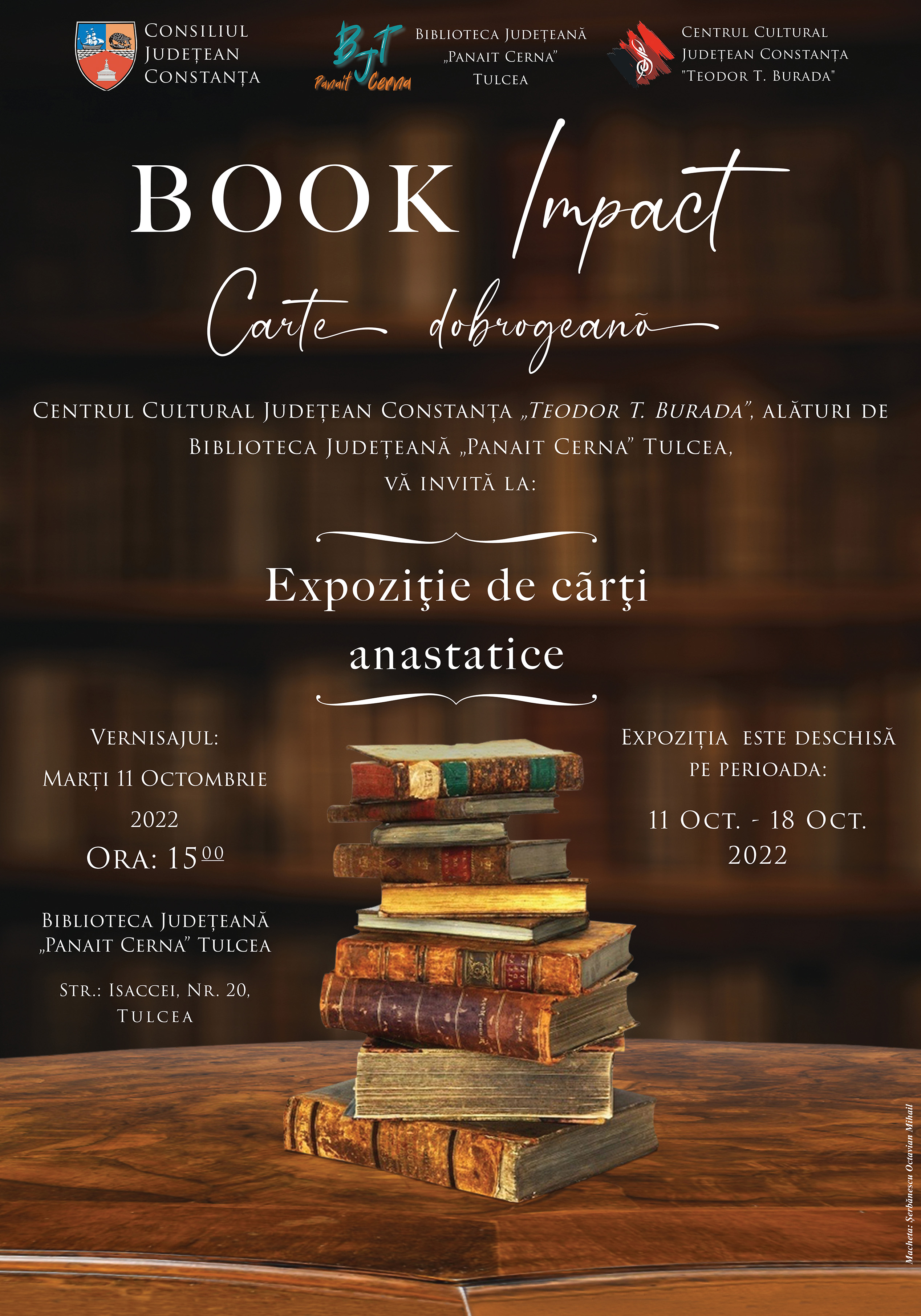 Expoziția Book Impact – Cartea Dobrogeană
