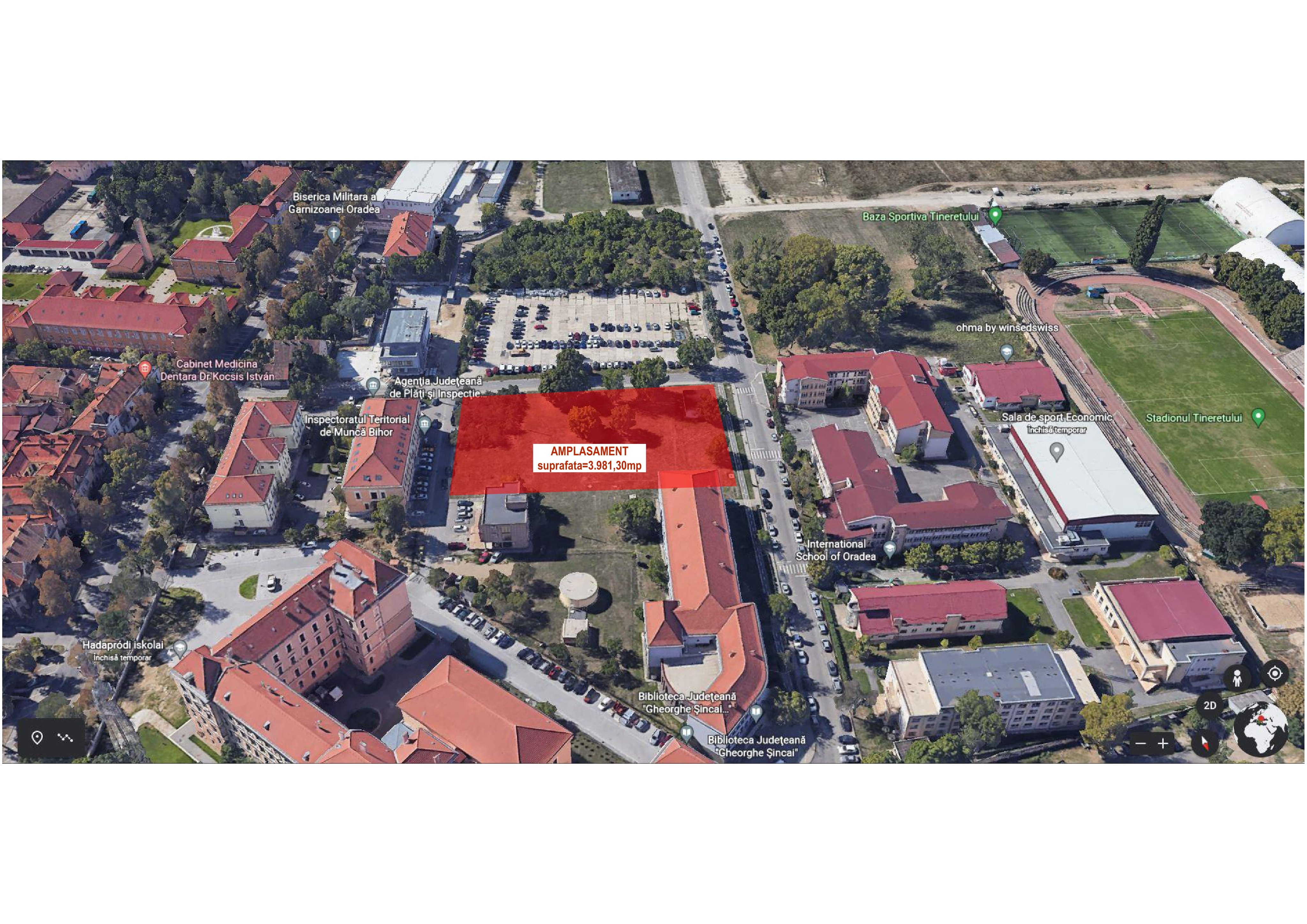 Teren în concesiune pentru construirea unui hotel