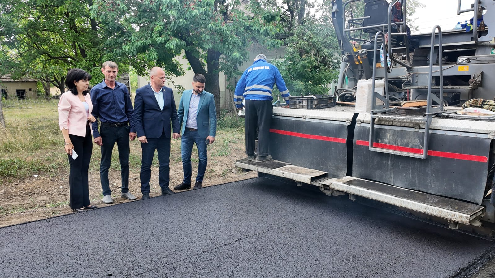 Un nou sector de drum județean reabilitat