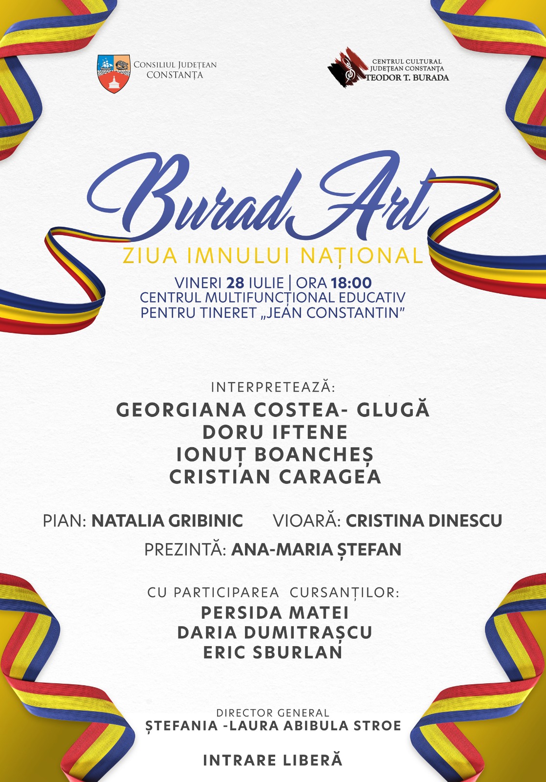 Evenimentul cultural-artistic „BuradArt – Ziua Imnului Naţional”, la a  II-a ediție