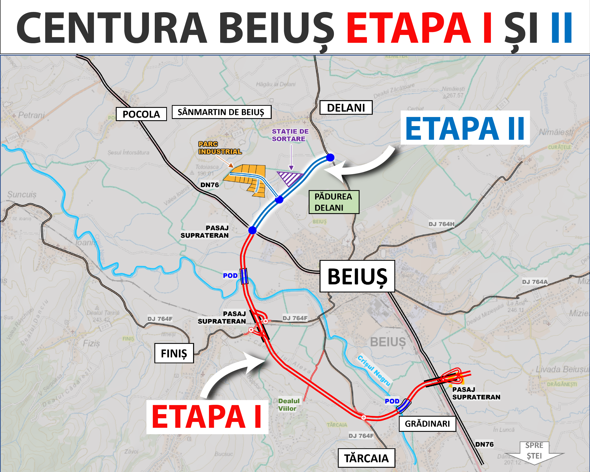 Centura Beiuș | Stadiul lucrărilor în iulie 2023