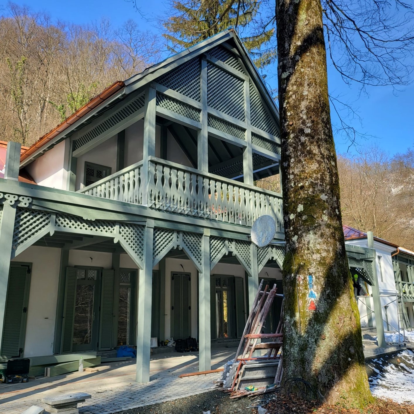 Cabana de la Vadu Crișului, aproape finalizată