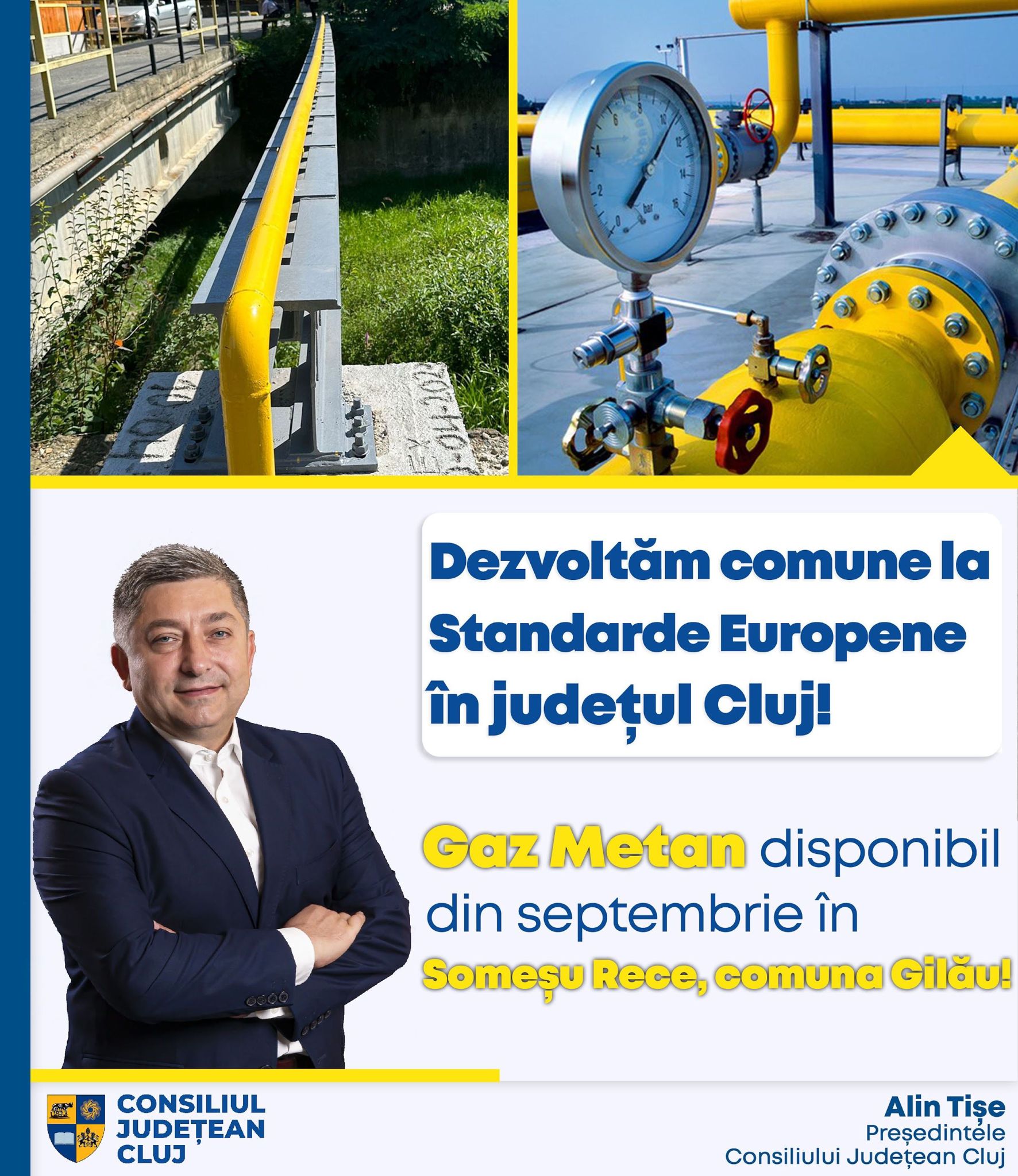 Comune la standarde europene în județul Cluj