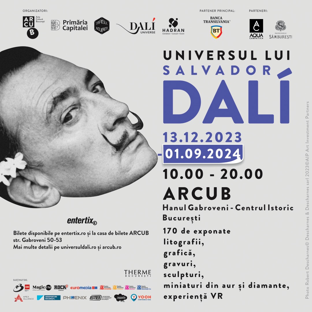 Expozția „Universul lui Salvador Dalí” continuă până la 1 septembrie