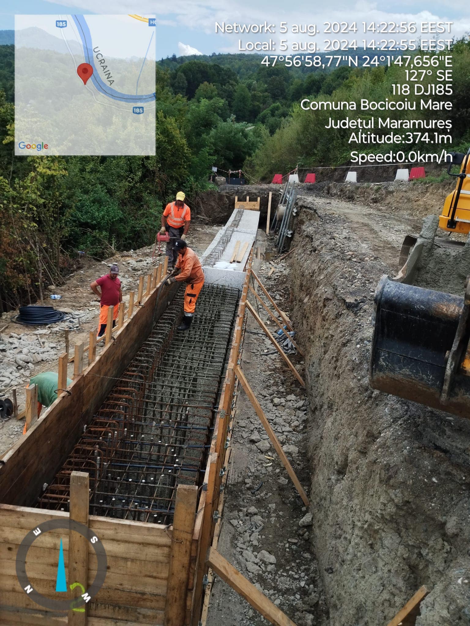 Stadiul lucrărilor la drumurile județene aflate în reabilitare în Maramureș, verificate de președintele Consiliului Județean Maramureș