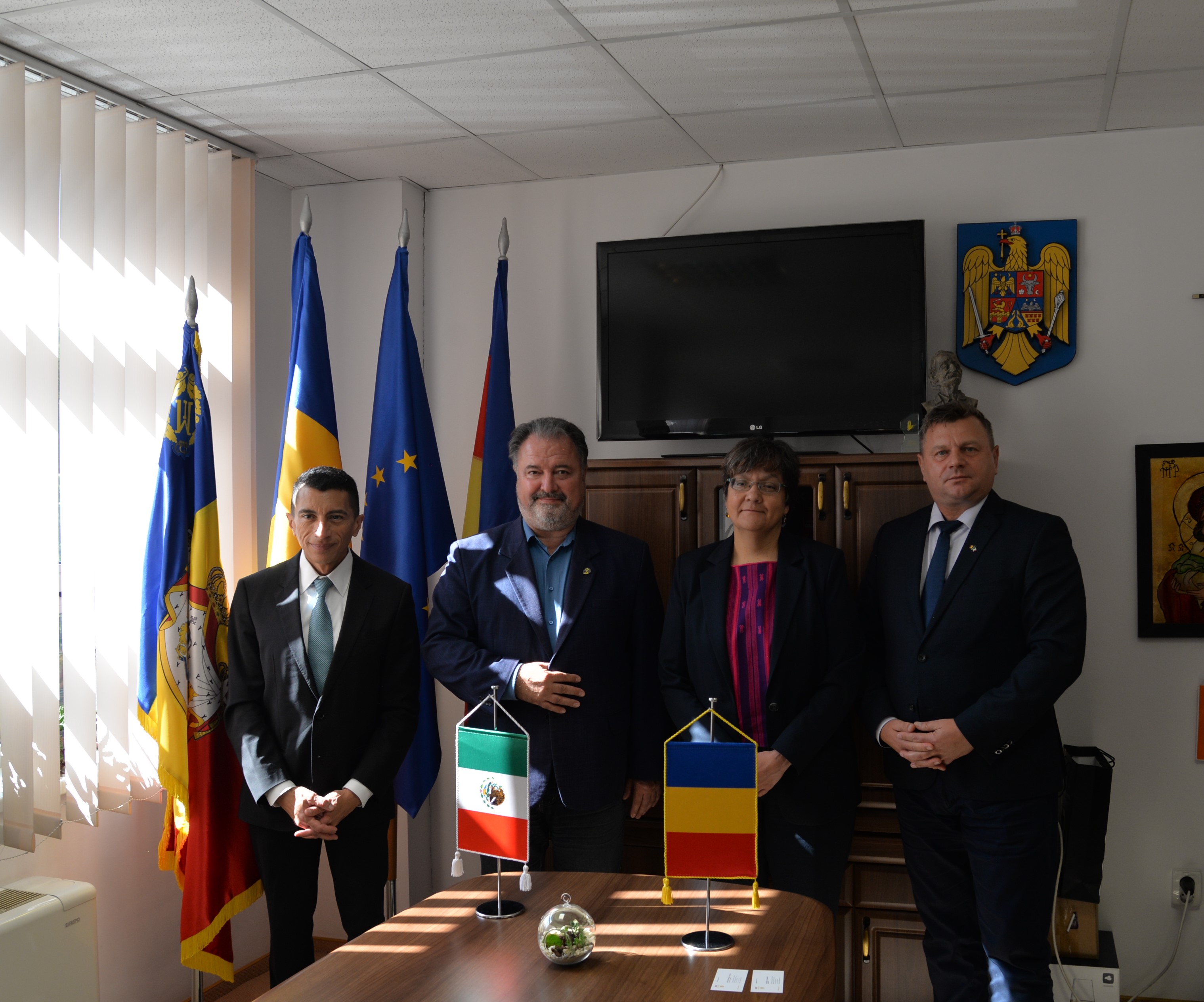 Noul Ambasador al Statelor Unite Mexicane în România, în vizită la Consiliul Județean Cluj