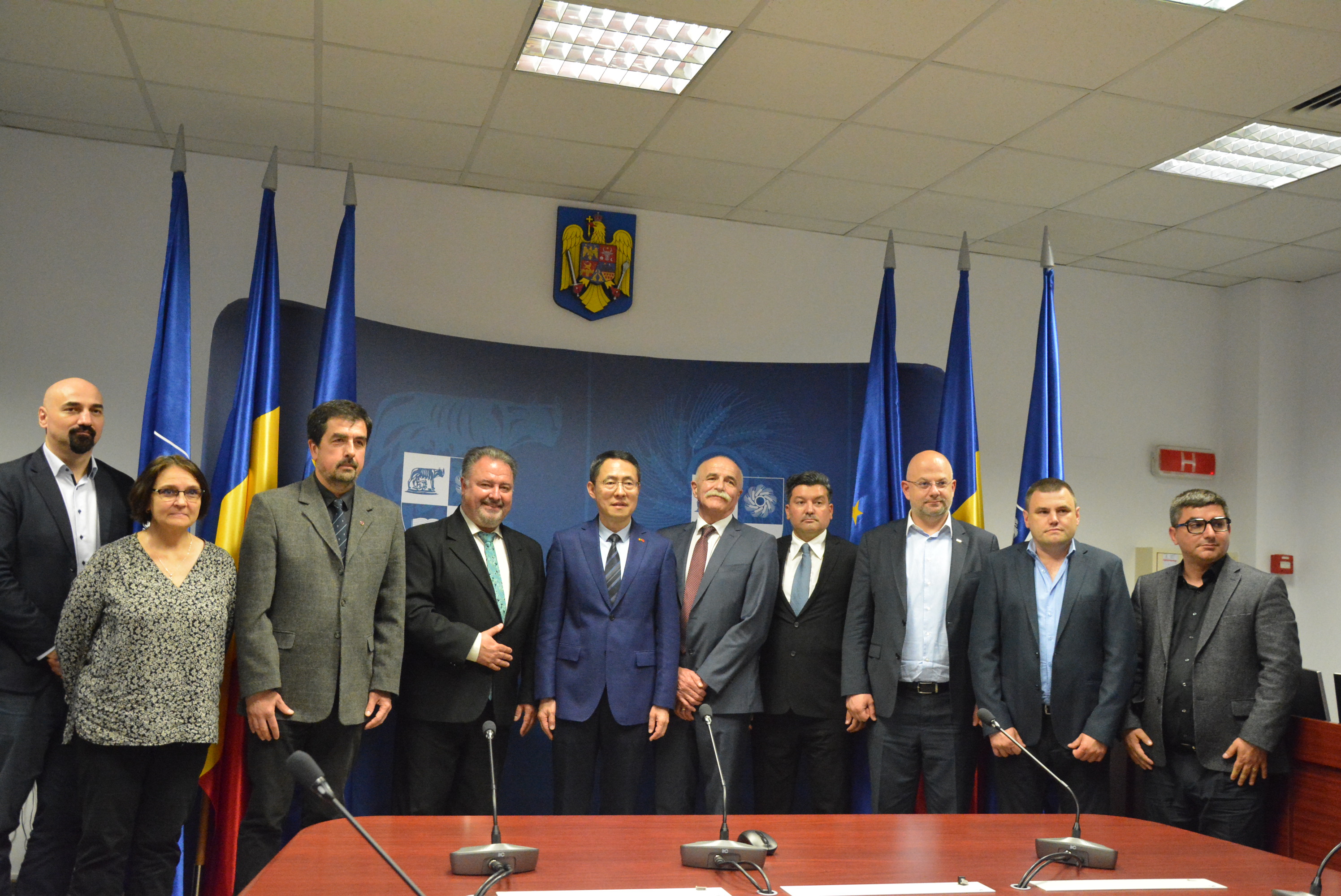 Consiliul Județean Cluj a primit vizita Ambasadorului Republicii Populare Chineze în România