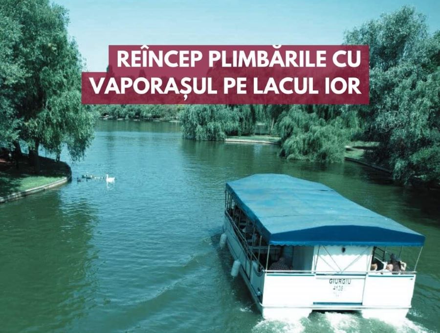 Vaporașul din parcul „Alexandru Ioan Cuza” își reia cursele