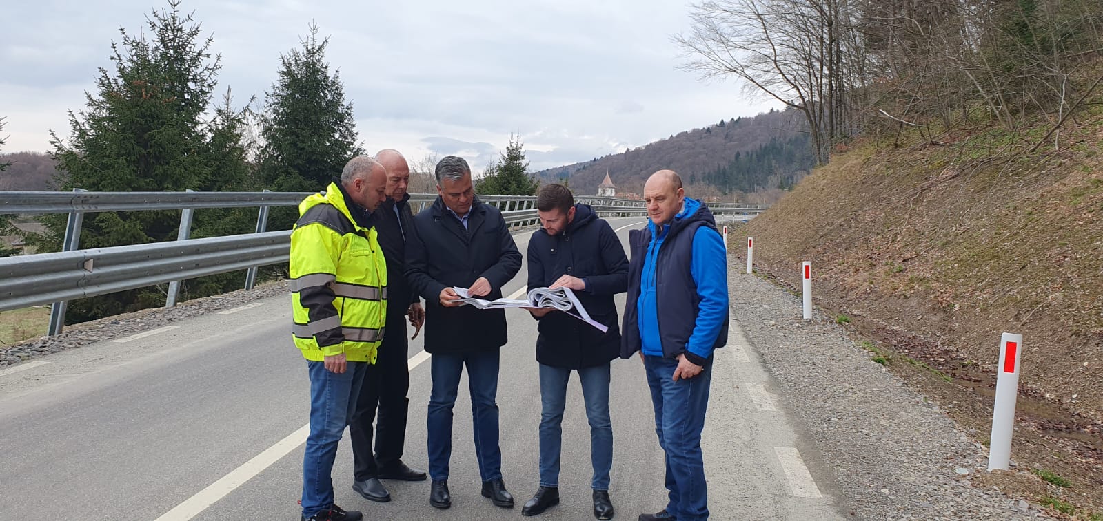 Adrian-Ioan Veştea a participat la procedura de recepţie la terminarea lucrărilor aferente obiectivului de investiţii „Modernizare DJ 102 G Victoria – Viştisoara