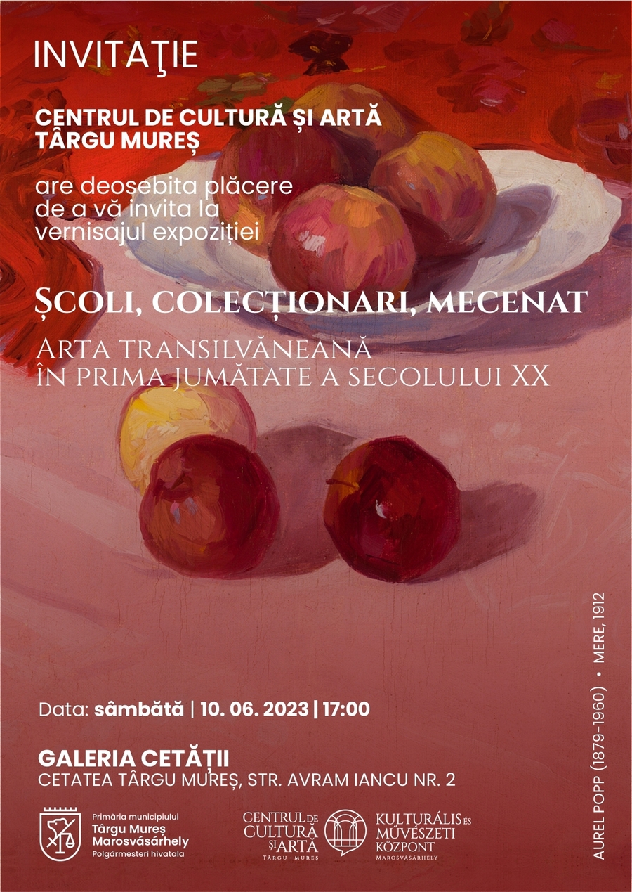 Centrul de Cultură și Artă Târgu Mureș are deosebita plăcere de a vă invita la vernisajul Expoziției