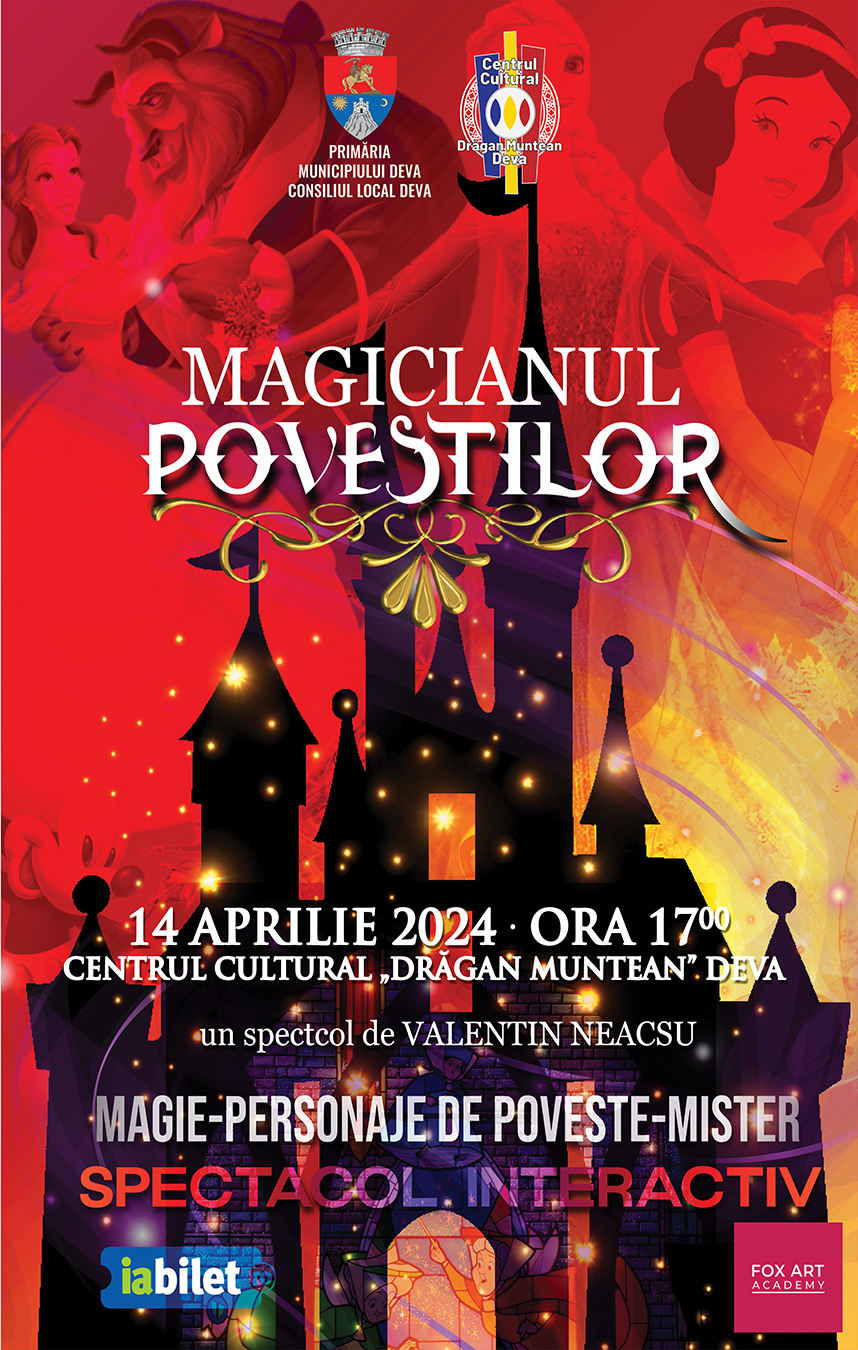 ,,Magicianul Poveștilor” - Spectacol interactiv pentru copii