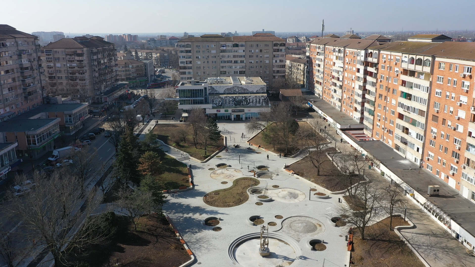 Amenajarea Piațetei Magnoliei, realizată în procent de 90%