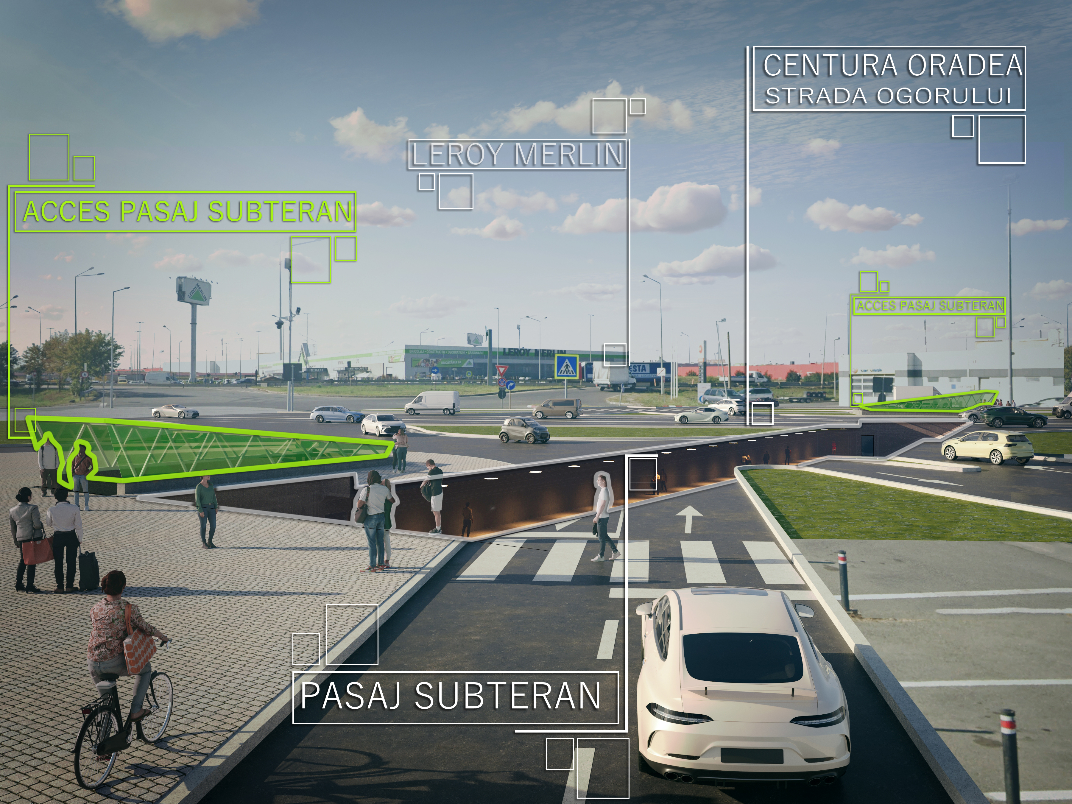 Undă verde pentru pasajele pietonale din Oradea